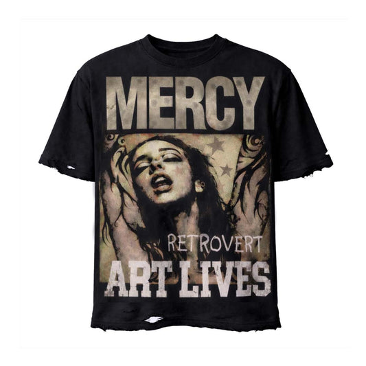 Retrovert Mercy Tee Black