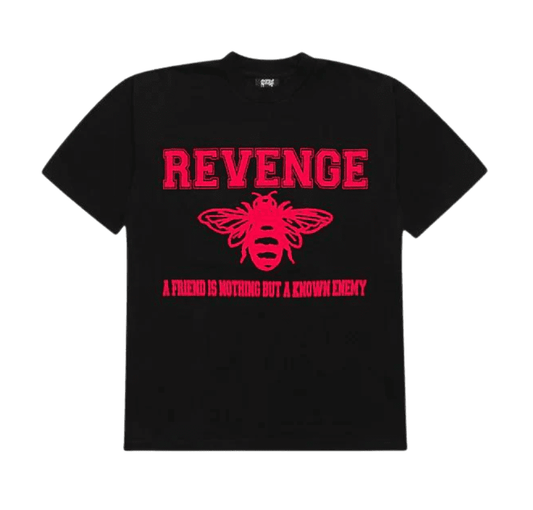 Revenge Friends Tee Black Red
