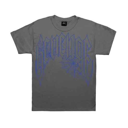 Revenge Web Cross Vintage Black Tee