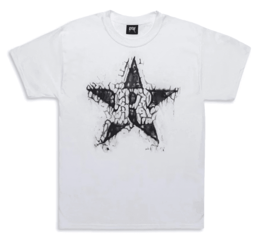Revenge White R Star Tee