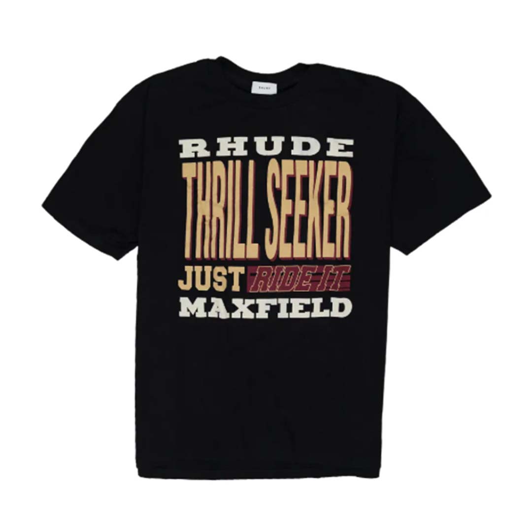 Rhude Thrill Seeker Black Tee