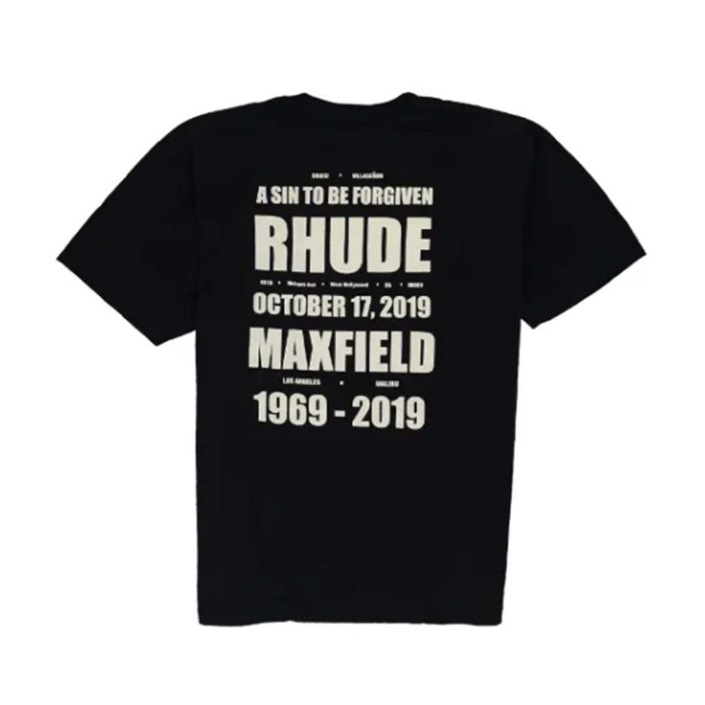 Rhude Thrill Seeker Black Tee