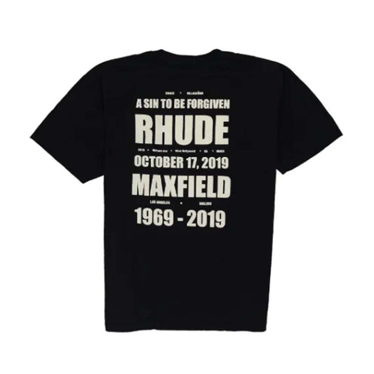 Rhude Thrill Seeker Black Tee