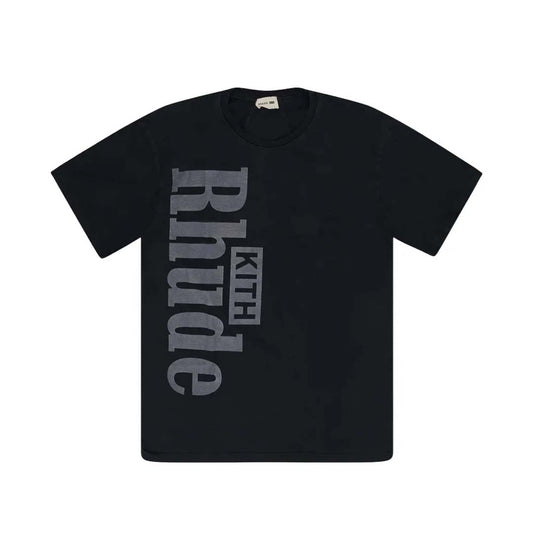 Rhude x Kith Black Tee