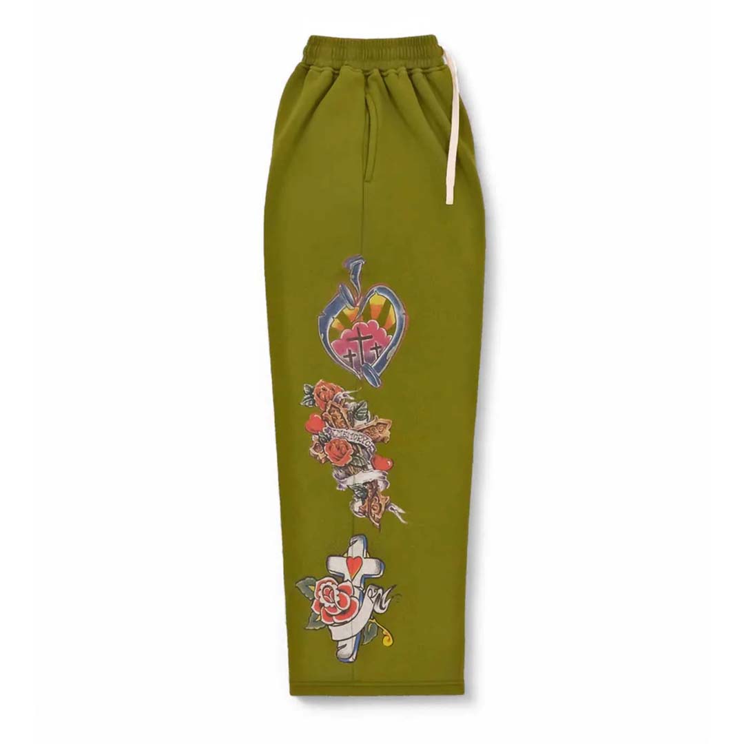 Righteous Risen King Sweatpants Green