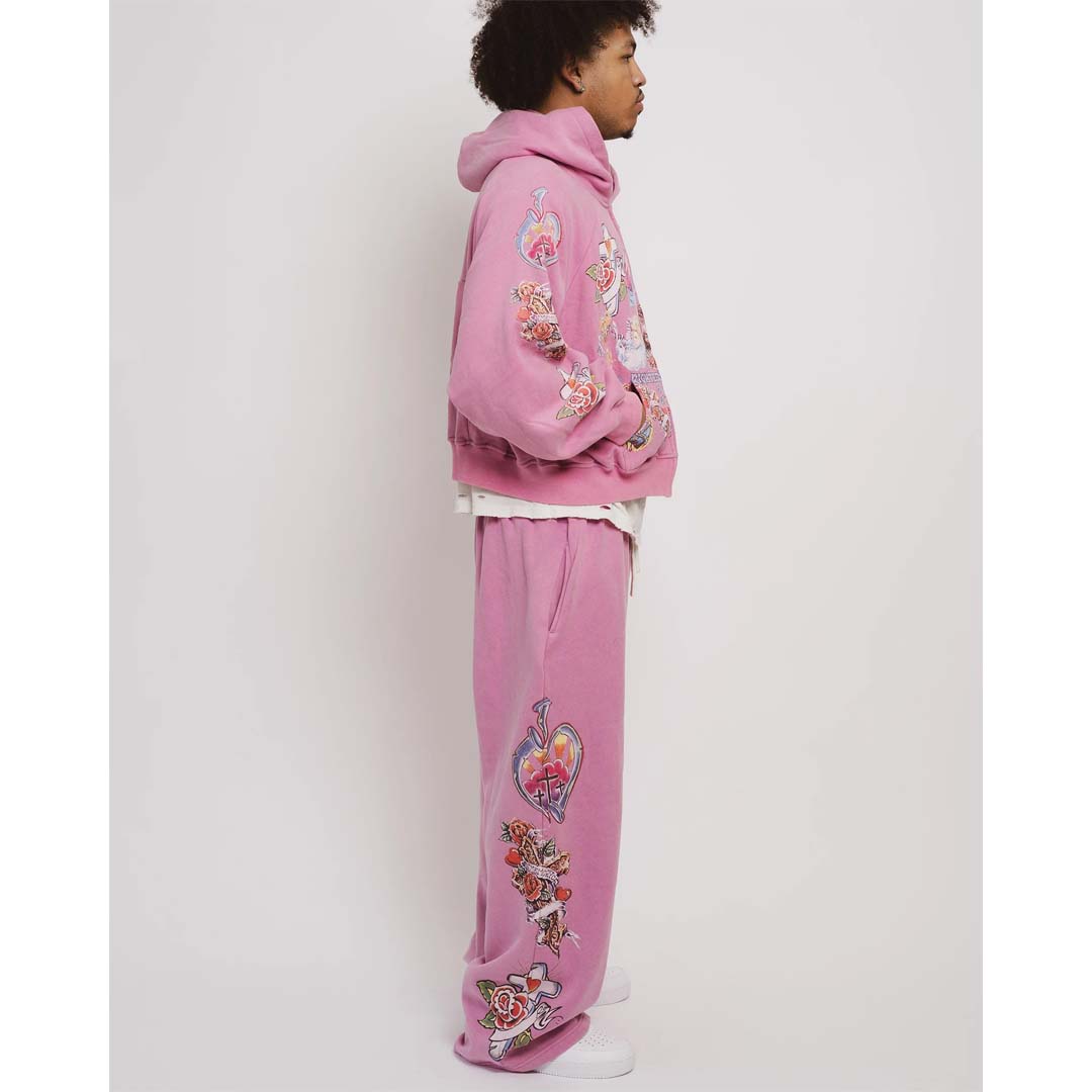 Righteous Risen King Zip Up Hoodie Purple