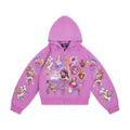 Righteous Risen King Zip Up Hoodie Purple
