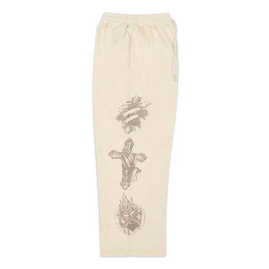 Righteous Tatted Sweatpants Cream