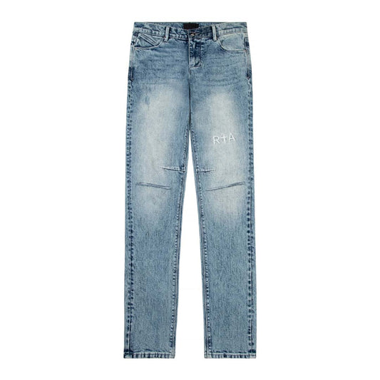 RtA Bryant Distressed Vintage Light Blue Jeans