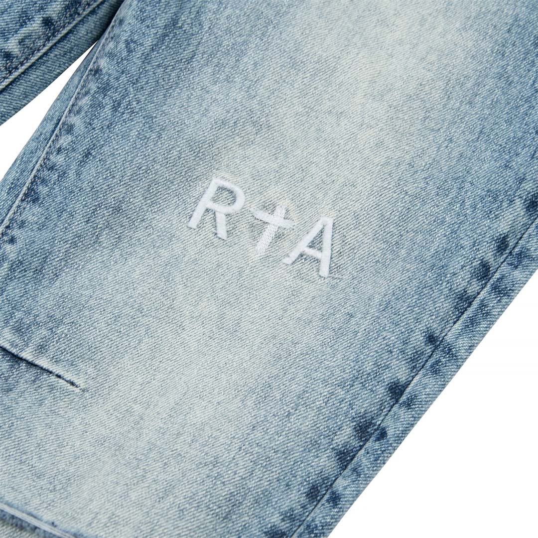 RtA Bryant Distressed Vintage Light Blue Jeans
