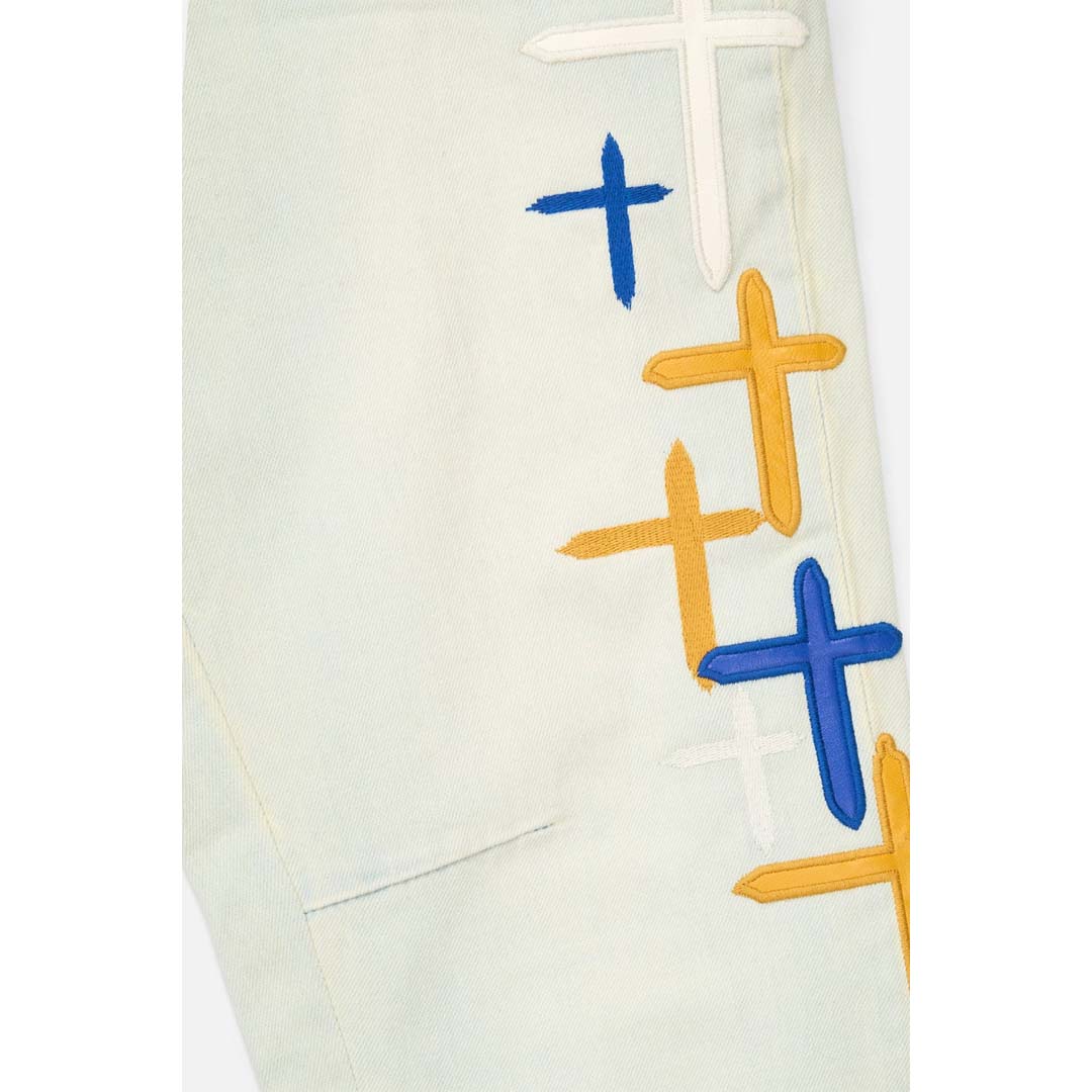RtA Bryant Stormy Sky Cross White Jeans