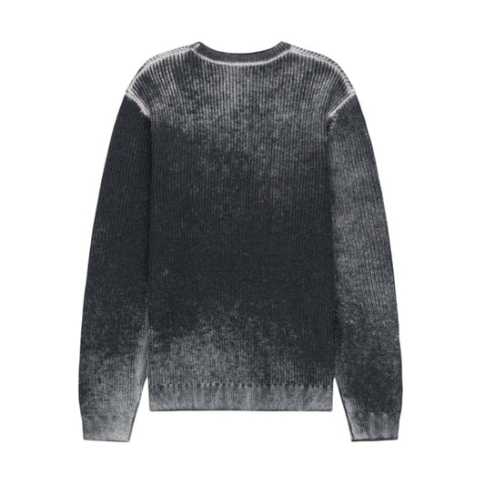 RtA Ethan Knit Sweater Black Glitch