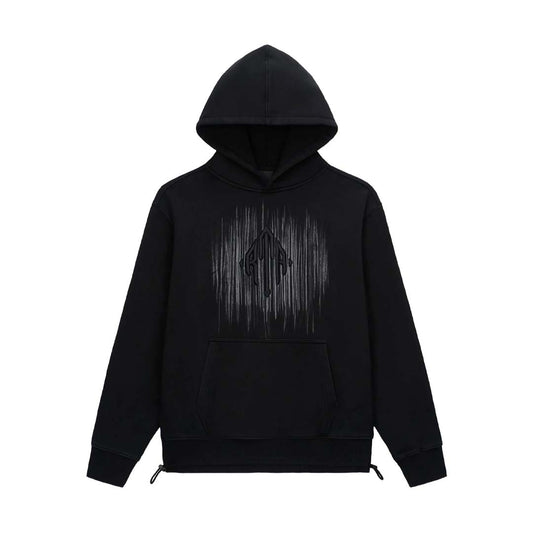 RtA Jordan Etched Monogram Hoodie Black