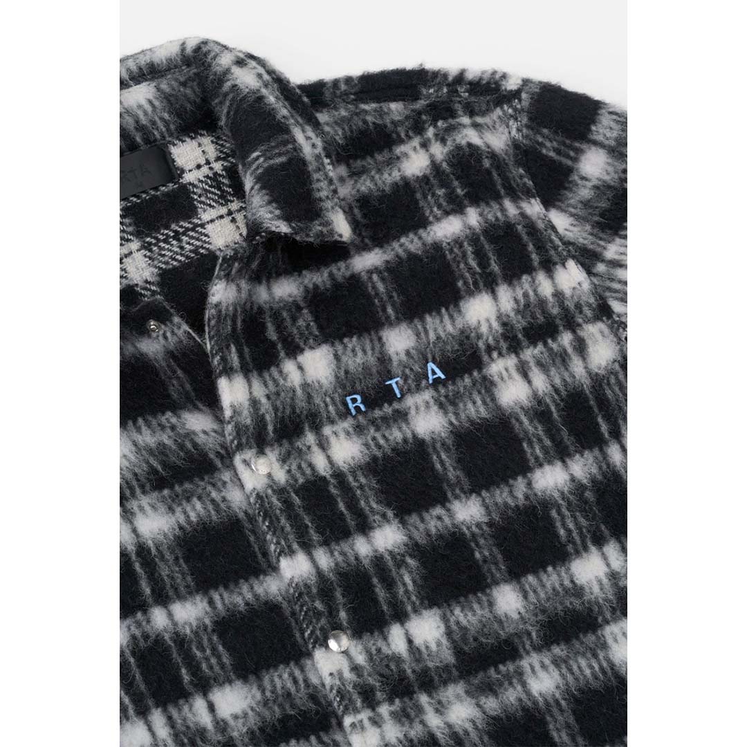 RtA Parlan Black Pixel Cross Shacket