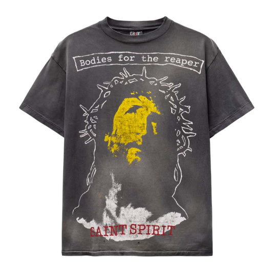 Saint Michael Bodies For The Reaper Tee Faded Black