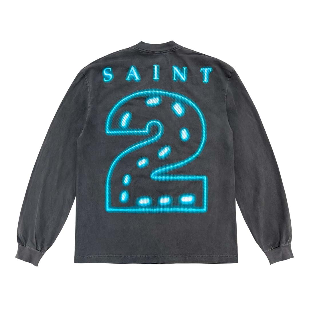 Saint Michael x NAV OMW2 Rexdale Grey Long Sleeve Tee