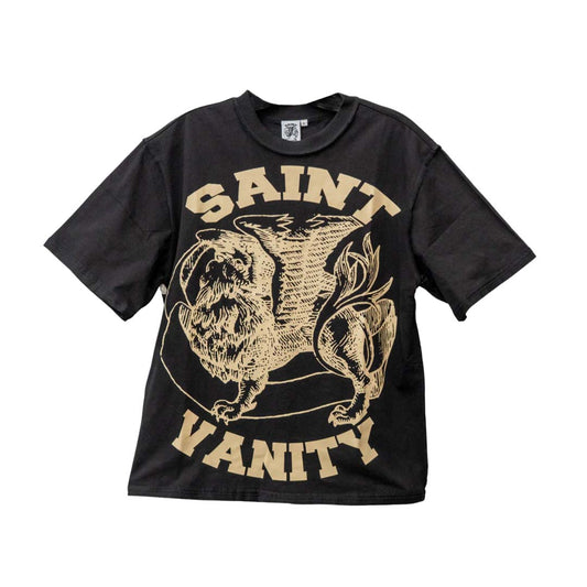 Saint Vanity Griffin Tee Black Cream