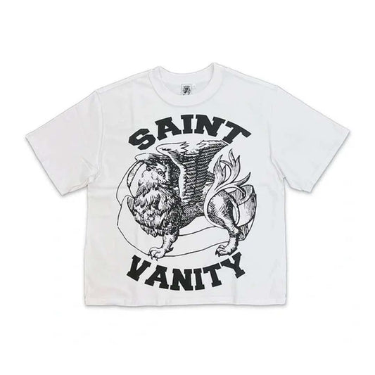 Saint Vanity Griffin Tee White Black