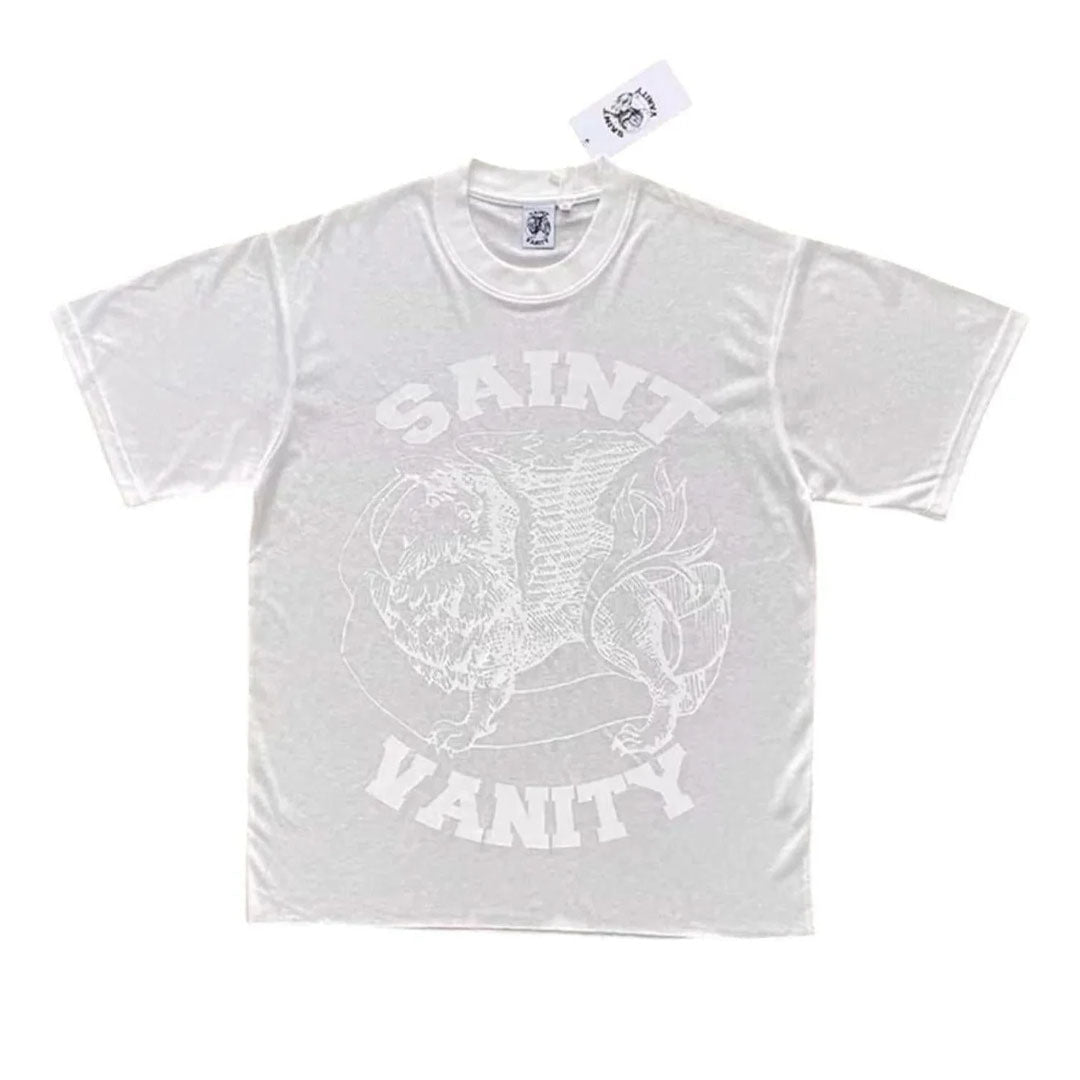 Saint Vanity Griffin Tee White Out Monochrome