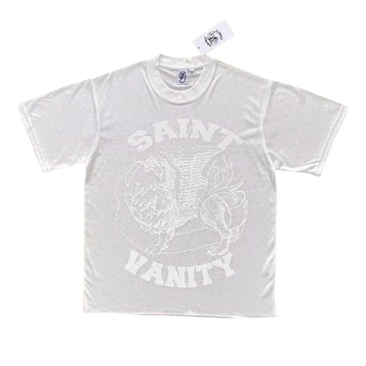 Saint Vanity Griffin Tee White Out Monochrome