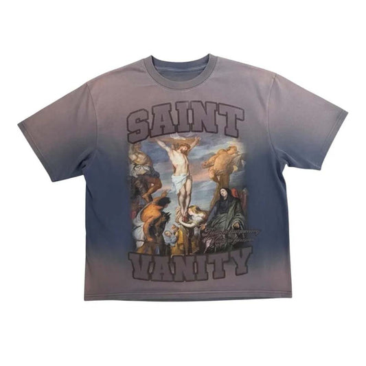 Saint Vanity Pain is Temporary Tee Faded Grey