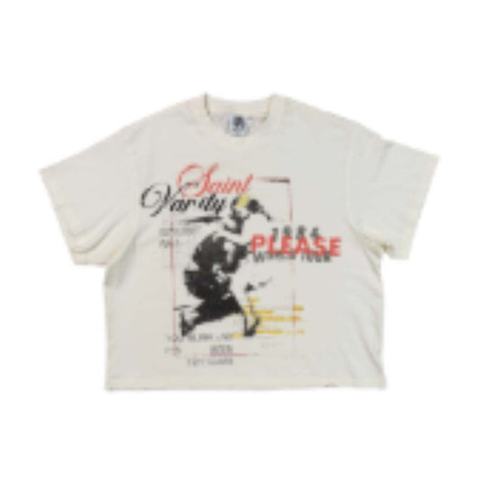 Saint Vanity Yes Please Tee White