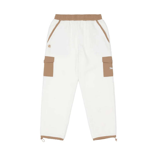 Sinclair Cargo Pocket Fleece Sweatpants Cream