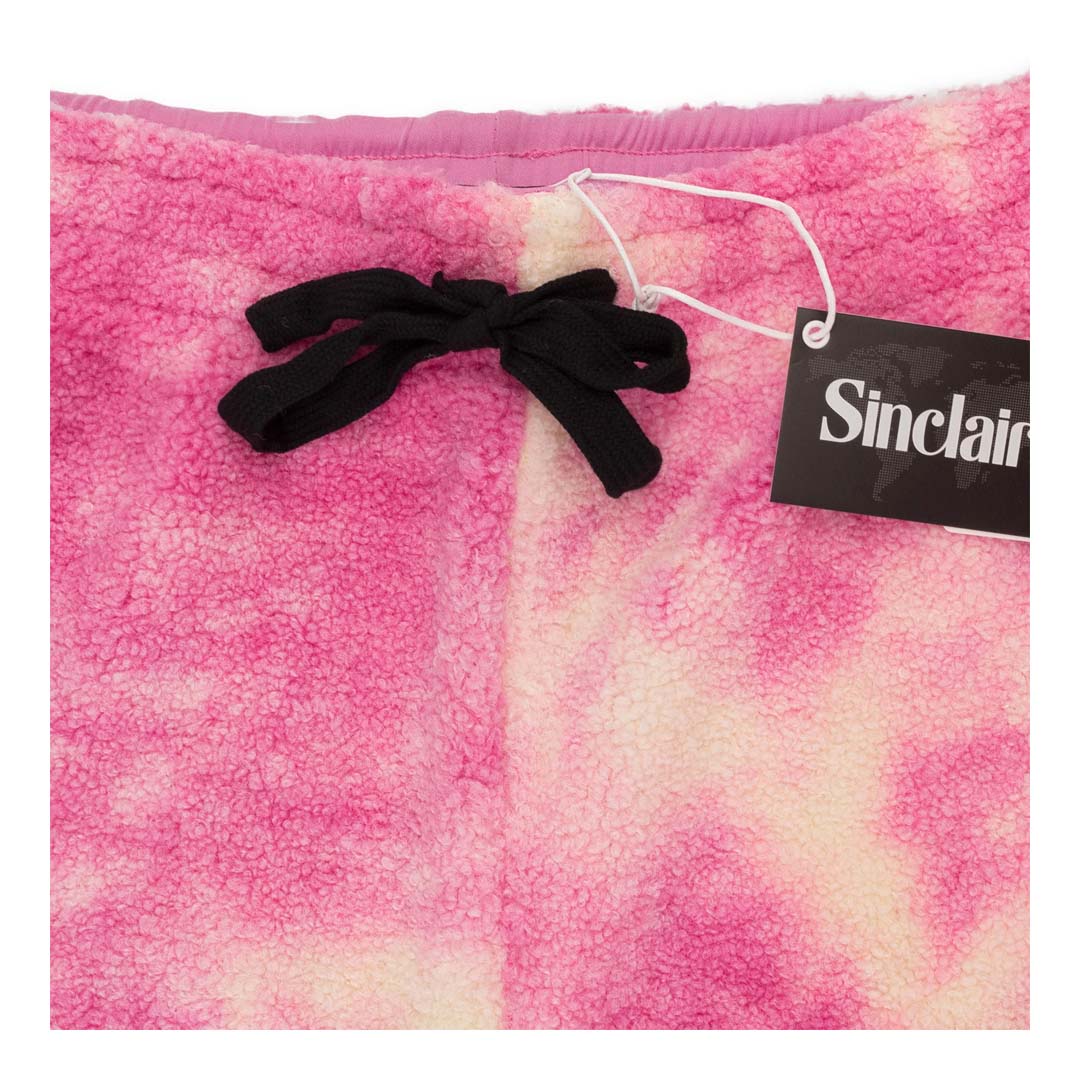 Sinclair Fleece Cozy Sweatpants Pink Tie Dye