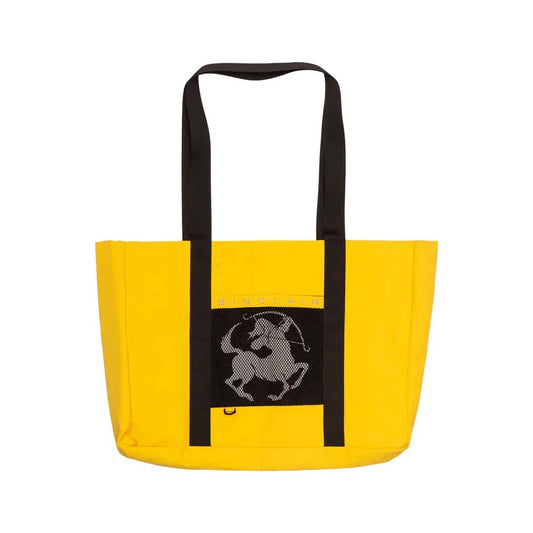 Sinclair Global Mesh Pocket Tote Bag Yellow