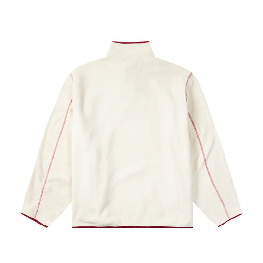 Sinclair Polar Fleece Quarter Button Up Cream