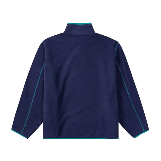 Sinclair Polar Fleece Quarter Button Up Navy