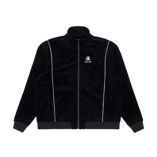Sinclair Velour Piping Jacket Black