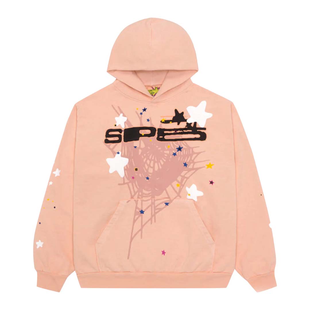 Sp5der Bellini Hoodie Peach