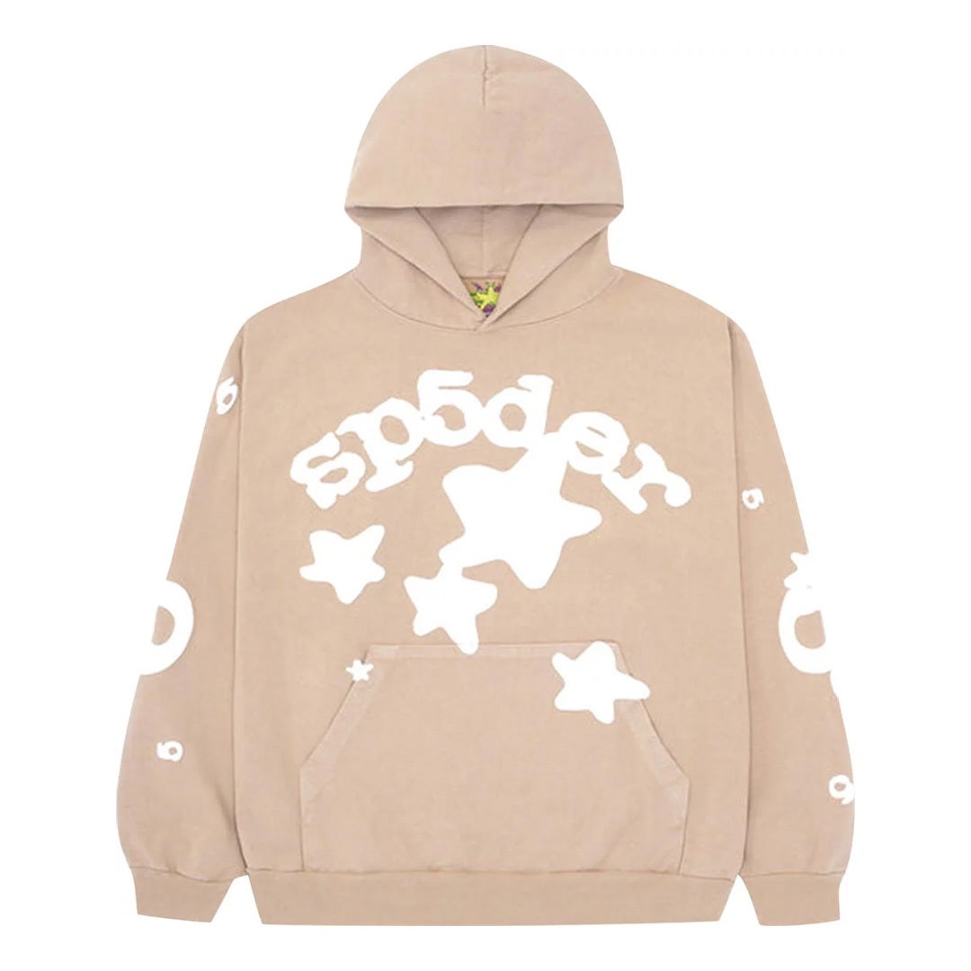 Sp5der Beluga Sand Hoodie
