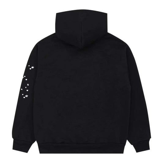 Sp5der Black OG Web Hoodie