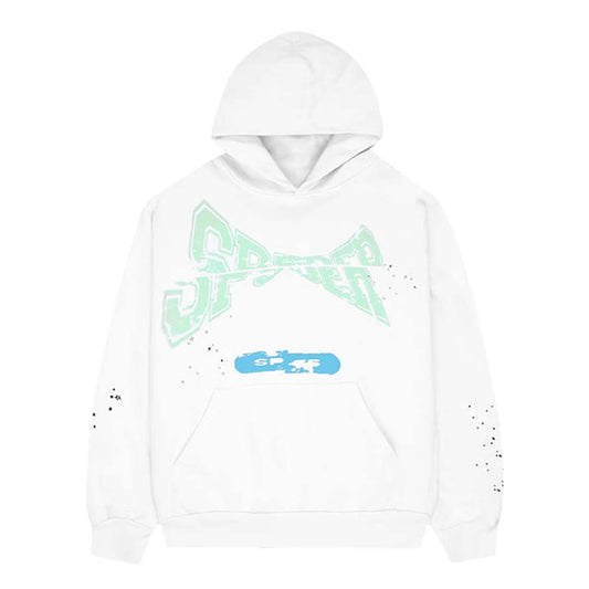 Sp5der Cross Country Hoodie 'Egg Shell'
