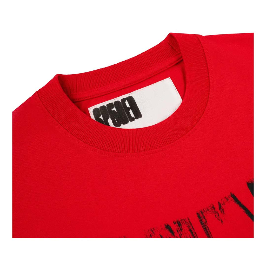 Sp5der Diffused Collegiate Tee Red