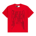 Sp5der Diffused Collegiate Tee Red