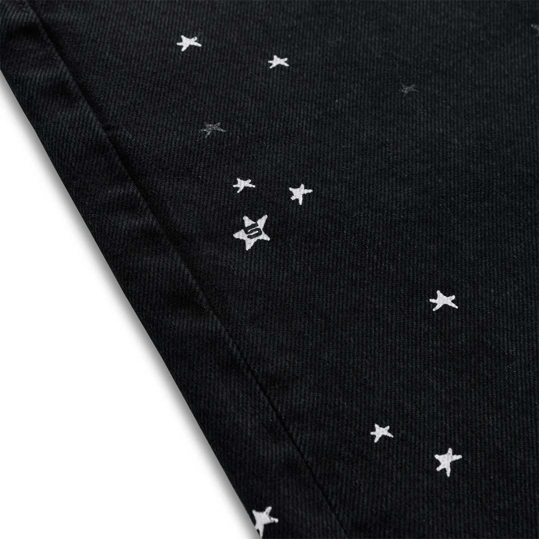 Sp5der Heavy Web Jean Short Black
