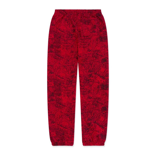 Sp5der OG Tree Camo Sweatpants Red