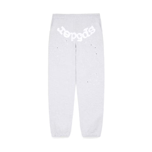 Sp5der OG Web Heather Grey Sweatpants