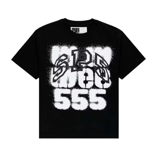 Sp5der Sp555 Spray Tee Black