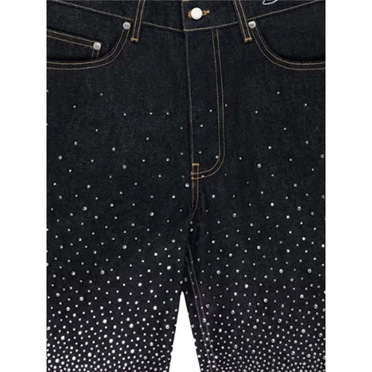 Sp5der Star Dust Denim Shorts