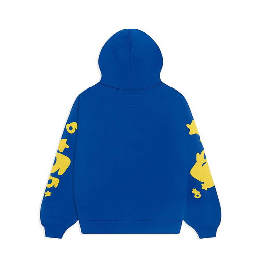 Sp5der TC Blue Beluga Hoodie Blue