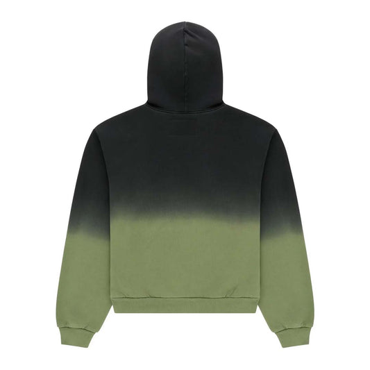 Sp5der Web Ombre Hoodie Black Green