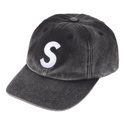 Supreme SS26 Pigment Coated S Logo 6-Panel 'Black' SUP-SS26-1019-BLK