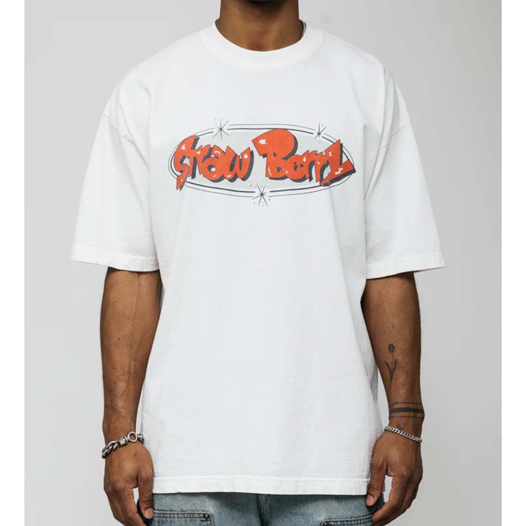 Strawberry Brand Sonic Tee White