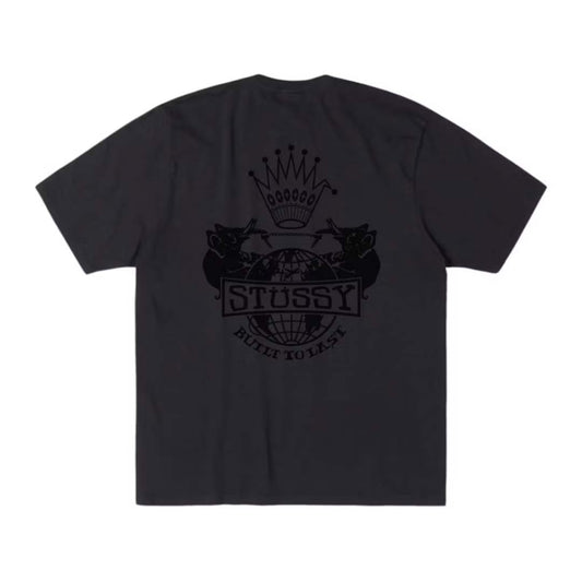 Stussy Built to Last Tee Faded Black