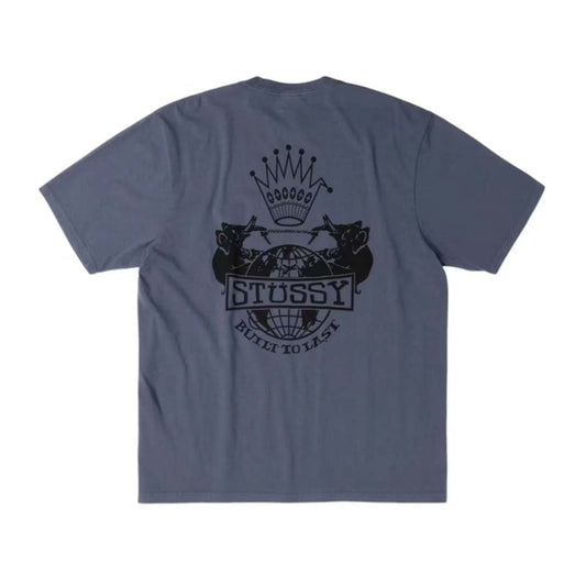 Stussy Built to Last Tee Faded Navy