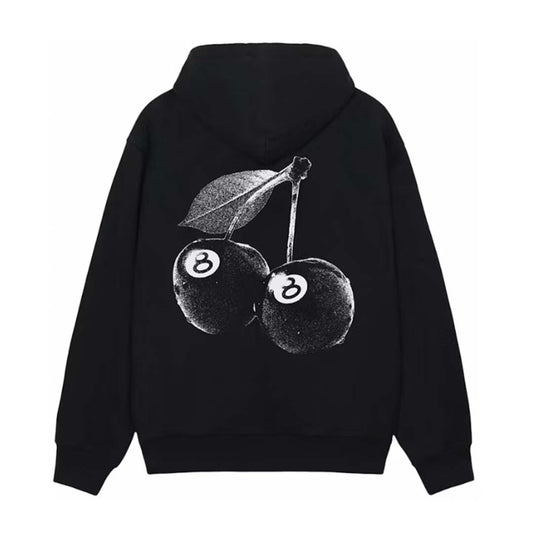 Stussy Cherries Hoodie Black
